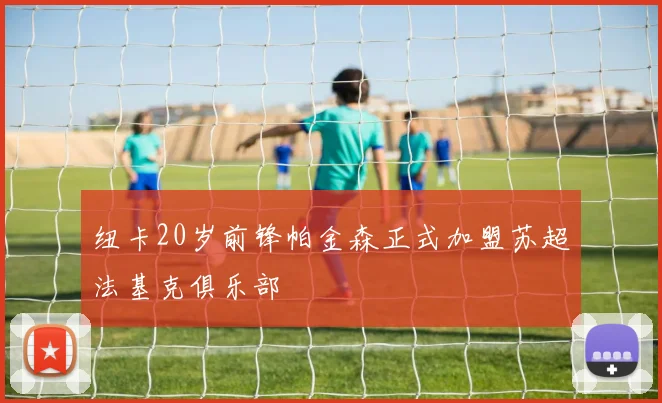 纽卡20岁前锋帕金森正式加盟苏超法基克俱乐部